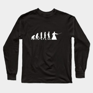 Samurai Character Class Evolution Long Sleeve T-Shirt